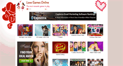 Desktop Screenshot of lovegameonline.com